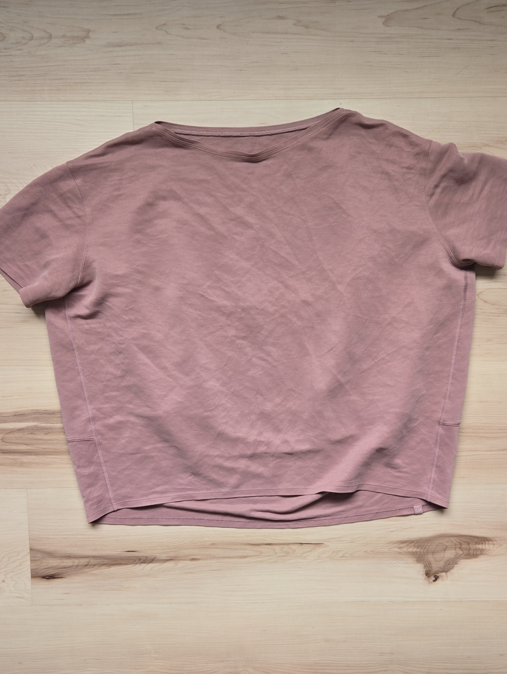 Lululemon Back In Action Short Sleeve T-Shirt, Taupe, Size Small